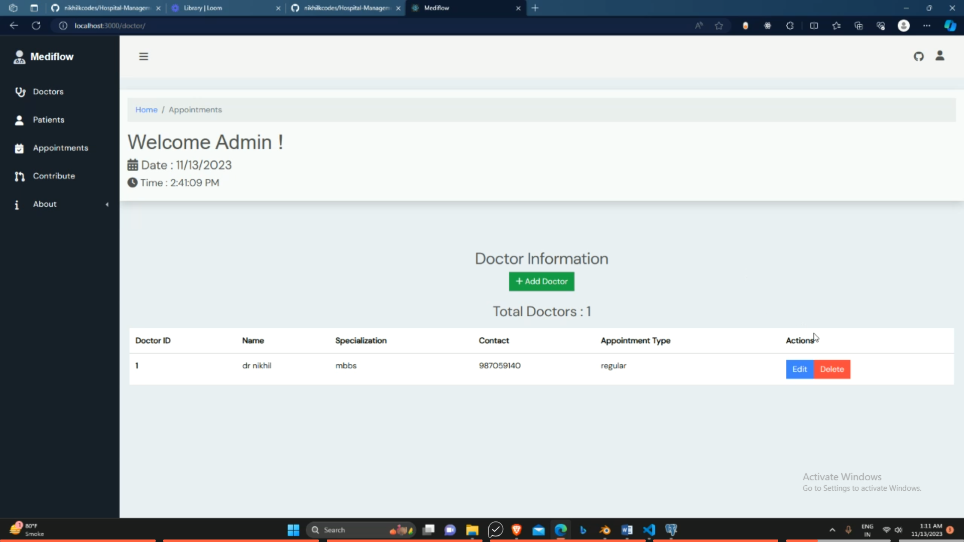 Hospital Management System