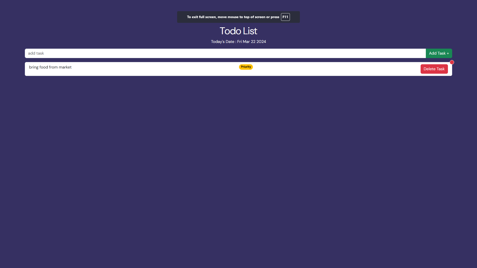 Todo List